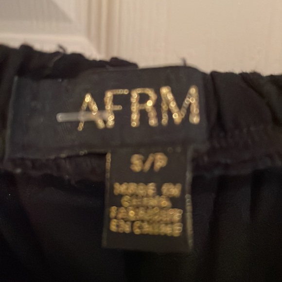 NWOT AFRM x Nordstrom Black Bodysuit in Size Small - Picture 4 of 5